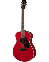 Yamaha FS820 Solid Top Concert Acoustic Guitar Ruby Red