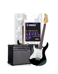 Yamaha Gigmaker Level Up Pacifica Left-Handed Starter Guitar Pack w/ Line 6 Amp Black