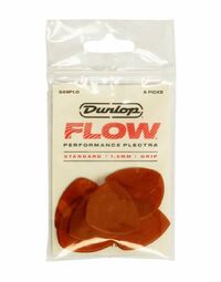 Dunlop Flow Standard With Grip Pick 1.0 Player Pack (Pack of 6 Picks)