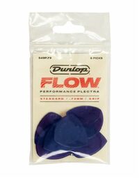 Dunlop Flow Standard With Grip Pick .73 Player Pack (Pack of 6 Picks)