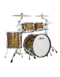 Ludwig LN34204TXA6 Neusonic Maple/Cherry MOD2 4-Piece Shell Pack 22" Butterscotch Pearl