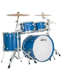 Ludwig LN34204TXPB Neusonic Maple/Cherry MOD2 4-Piece Shell Pack 22" Satin Royal Blue