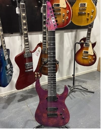 *Scratch & Dent* Legator N8SS Ninja Super Shred 8 String Purple Burl