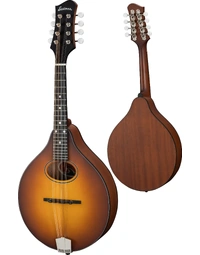 Eastman PCH-M104-GB PCH Series Solid Top A Style Oval Hole Flat Top Mandolin Goldburst