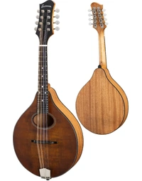 Eastman PCH-M104 PCH Series Solid Top A Style Oval Hole Flat Top Mandolin Classic