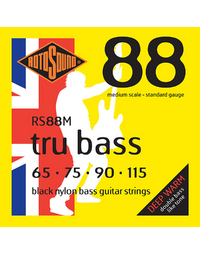 Rotosound RS88S Tru Bass 88 Black Nylon Medium Scale 65-115