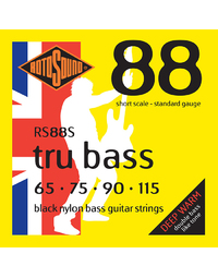 Rotosound RS88S Tru Bass 88 Black Nylon Short Scale 65-115