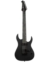 Spira Guitars S-407 MBK 7-String Electric Guitar EB Satin Black