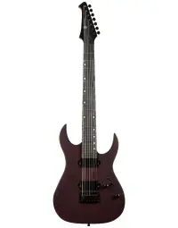 Spira Guitars S-407 MWR 7-String Electric Guitar EB Satin Wine Red