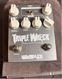 Used Wampler Triple Wreck Modern Rectified Distortion Pedal (Includes Box)