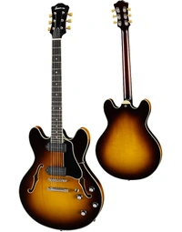 Eastman T60/TV-SB 16" Deluxe Thinline Hollowbody Truetone Vintage Sunburst