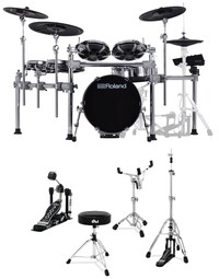 Roland TD-716 V-Drums Electronic Drum Kit w/ DW 3000 Series Hardware