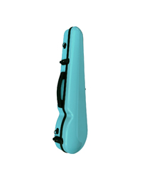 VIVO Shaped Case Aqua Blue - for 4/4 Violin / 14" Viola