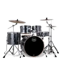 Mapex VE5295FTCVC Venus 5-Piece Drum Kit w/ Cymbals & Hardware Steel Blue Metallic