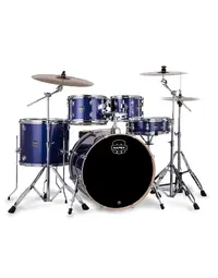 Mapex VE5295FTCVI Venus 5-Piece Drum Kit w/ Cymbals & Hardware Blue Sky Sparkle