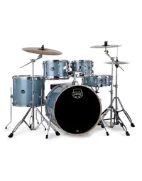 Mapex VE5295FTCVI Venus 5-Piece Drum Kit w/ Cymbals & Hardware Aqua Blue Sparkle