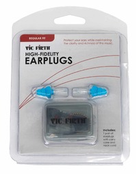 Vic Firth High-Fidelity Hearing Protection - Regular Size (Blue)